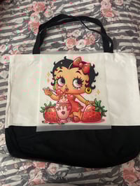Image 5 of BETTY BOOP  different prints BIG TOTE BAG