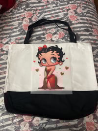 Image 6 of BETTY BOOP  different prints BIG TOTE BAG