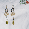 Midnight Rosary Earrings