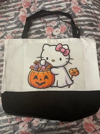 Image 2 of HALLOWEEN CUTE PRINT TOTE BAGS 