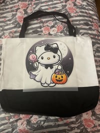 Image 1 of HALLOWEEN CUTE PRINT TOTE BAGS 