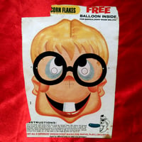 Image 1 of Snozaloony - Kelloggs Corn Flakes mask (1950s) - backside