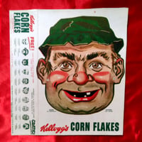 Image 1 of Taters (The Tramp) - Kelloggs Corn Flakes False Faces mask (1953) - backside (French)