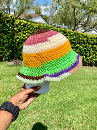 Image 1 of Scrappy Crochet Bucket Hats