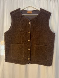 Image 1 of Jacket Vest Brown 