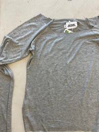 Image 2 of Off shoulder top long sleeve grey 