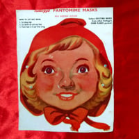 Image 1 of Red Riding Hood - Kelloggs Corn Flakes Pantomine mask (1955) - backside