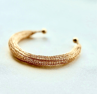 Aurora Weave Cuff Bracelet (One Size Fits Most) 