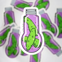Pickle Potion, 1"x3" Vinyl Sticker