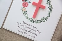 Image 3 of Confirmation Card. Personalised Confirmation Card for Girl.