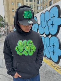 Image 3 of MQ Green Bud Sweater Hoody 