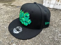 Image 3 of MQIZM Bud Green New Era snap back hat 