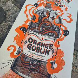 ORANGE GOBLIN (Freak Valley 2023) screenprint poster