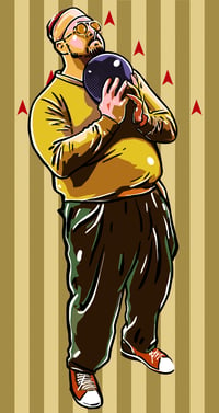 Walter Sobchak the Big Lebowski Digital Print