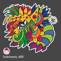 Image 1 of Floral Beast (Sticker)