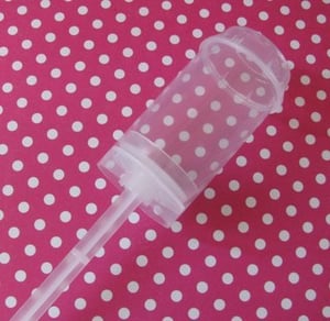Image of Plastic Push-Pop Containers with Lids