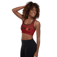 Image 3 of BRAZYRED Padded Sports Bra