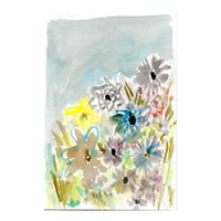 Flower Pile - Original Watercolor Painting