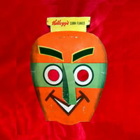 Image 1 of Totem Pole - Kelloggs Corn Flakes mask (1950s) - cutout (Canada)