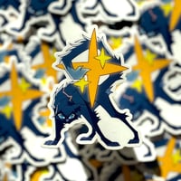 Warrior Cats Bluestar 3" Sticker