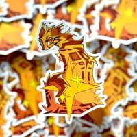 Warrior Cats Leopardstar 3" Sticker