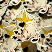 Warrior Cats Blackstar 3" Sticker