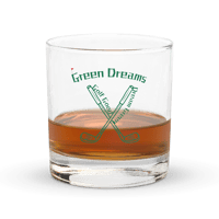 Image 1 of Green Dreams Rocks Glass