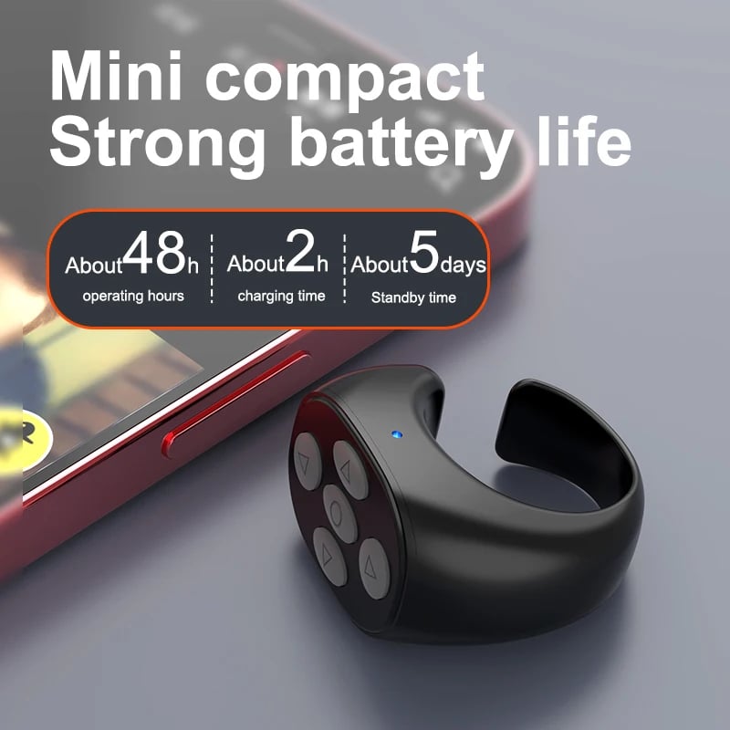 Tiktok New Wireless Bluetooth Photo Page Remote Control Ring