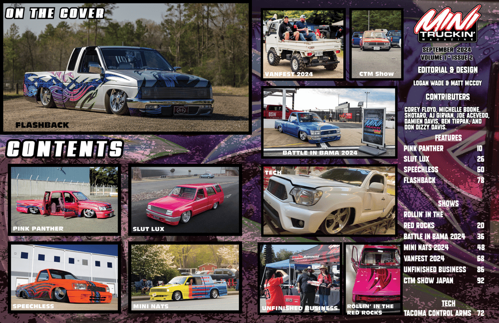 Mini Truckin' Magazine Issue 2 - Sept. 2024 | Mini Truckin Magazine