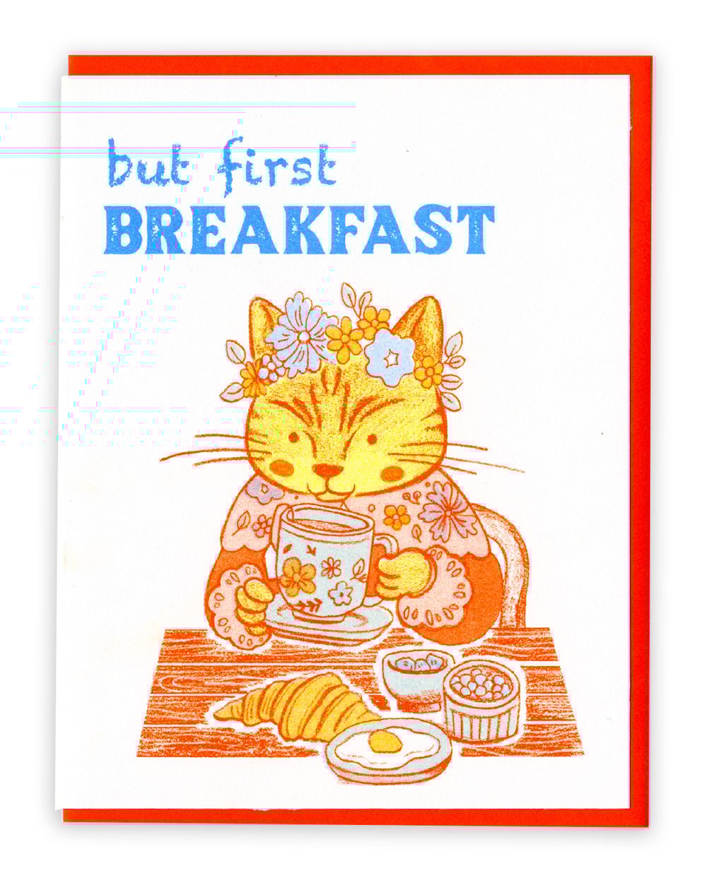 Image of RISO but first Breakfast Card