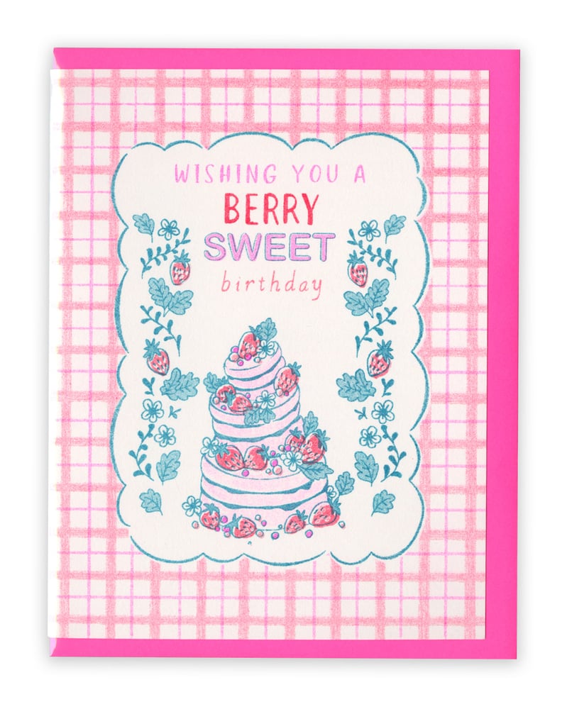 Image of RISO Berry Sweet Birthday Card