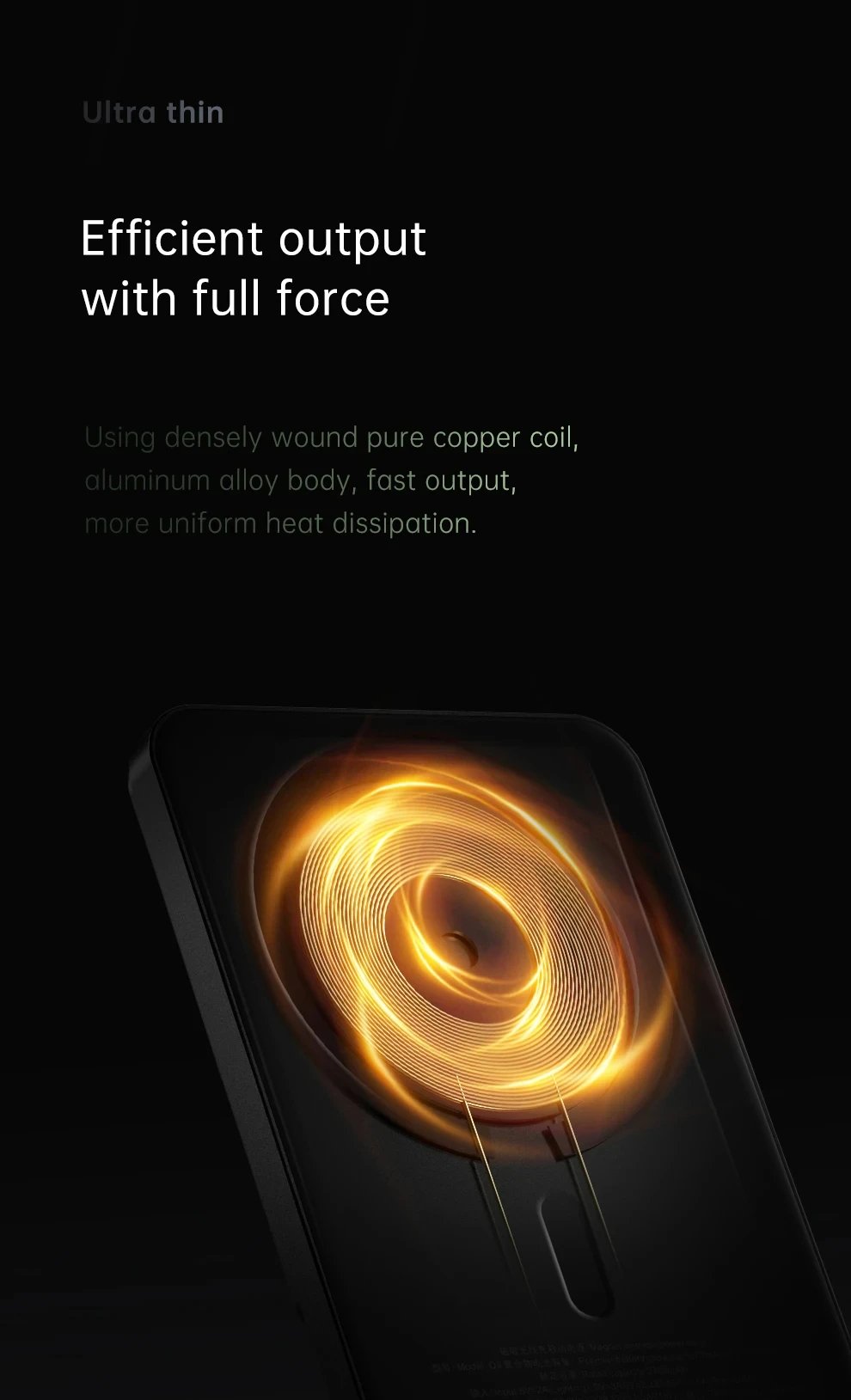 MSL Wireless Power Bank Magnetic 100000mAh - Portable Type C Fast Charger for iPhone Samsung