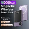 MSL Wireless Power Bank Magnetic 100000mAh - Portable Type C Fast Charger for iPhone Samsung