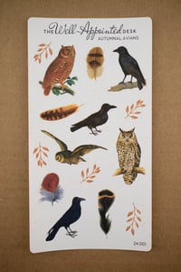 Autumnal Avians Sticker Sheet (24-001)