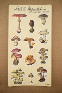 Mushroom Forager Sticker Sheet (24-003)