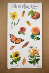  Fall Florals Sticker Sheet (24-005)