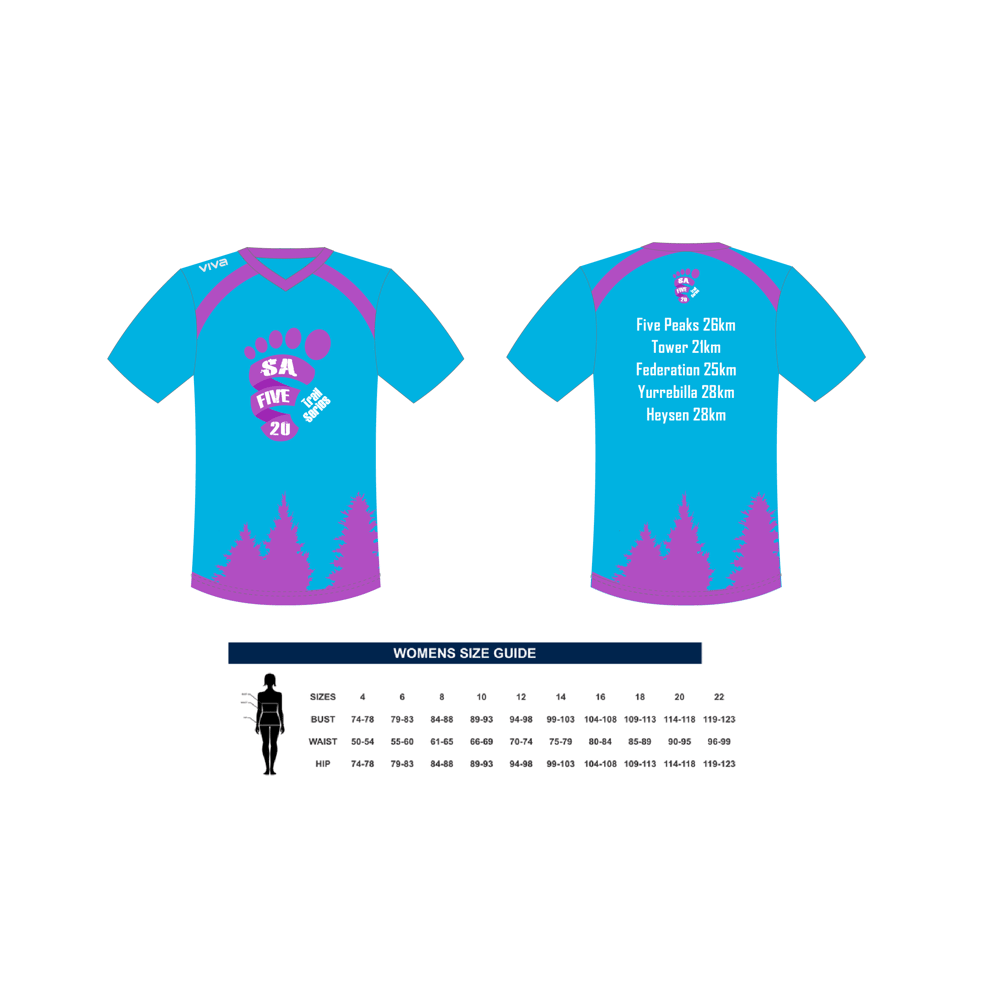 Image of Women's SA Five 20 trail series Tech Tee