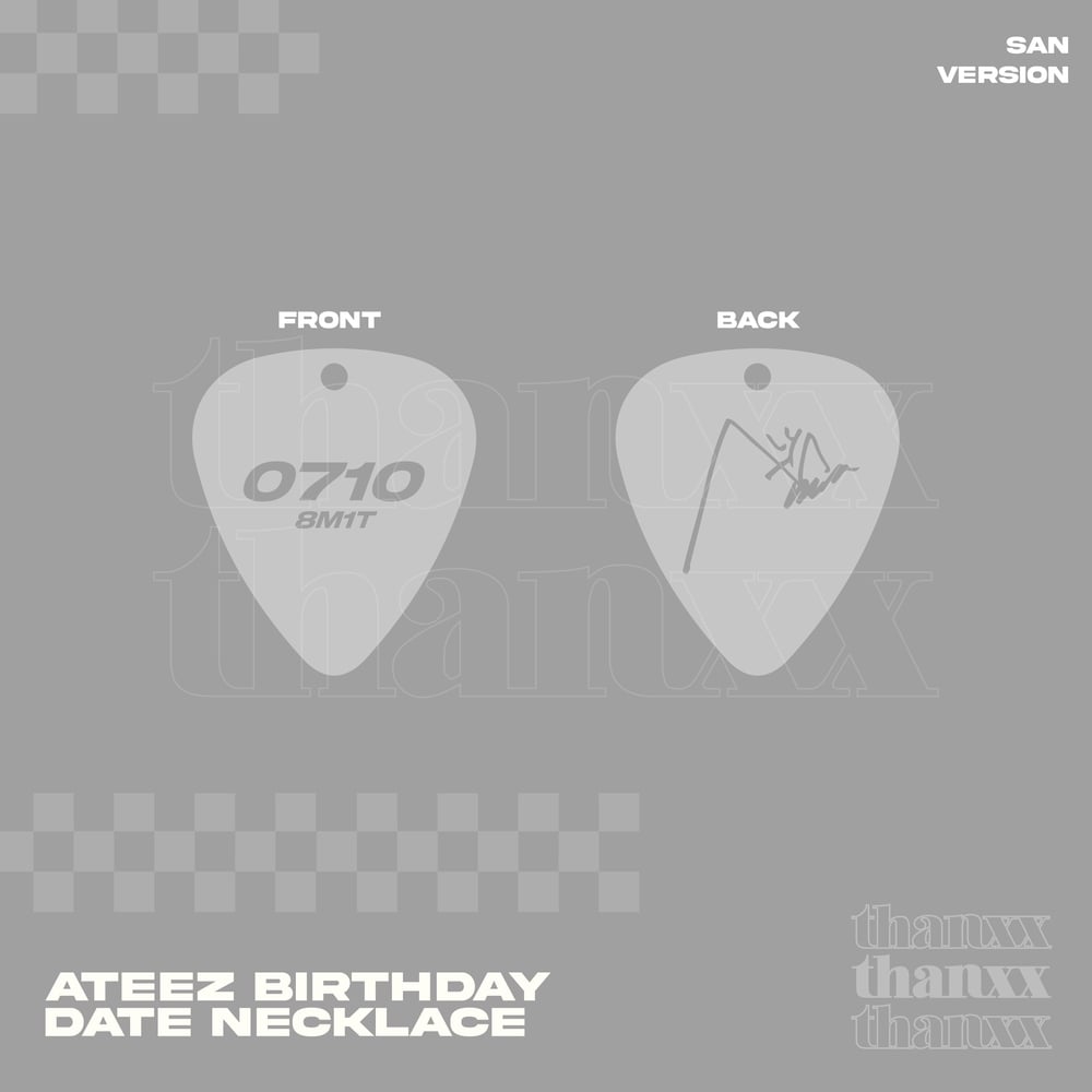 Image of Pre order | ATEEZ BIRTHDAY DATE COLLECTION