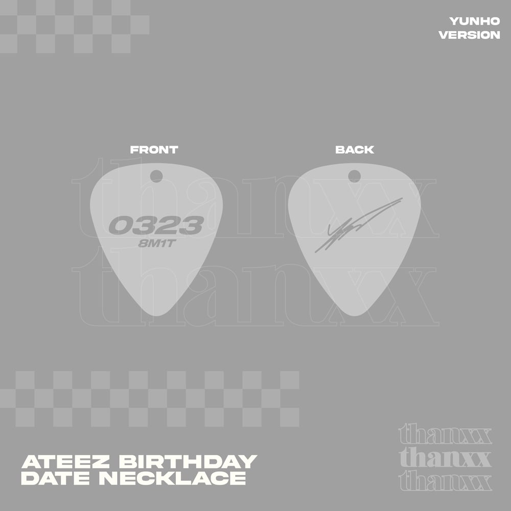 Image of Pre order | ATEEZ BIRTHDAY DATE COLLECTION