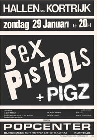 SEX PISTOLS - P.I.G.Z 1978 POSTER