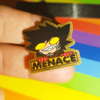 Image 2 of Vanitas The Menace Brass Pin