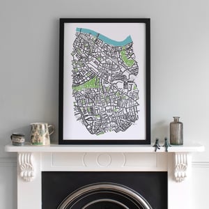 Image of Bermondsey & Peckham Type Map
