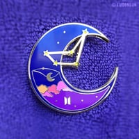 Image 1 of BTS - Jin Moon enamel pin