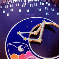 Image 2 of BTS - Jin Moon enamel pin