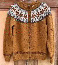 Image 1 of Into the wild - Tweed wool cardigan - Ochre - Preorder