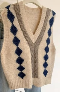 Image 1 of Loose Lazy Sweater V Neck 