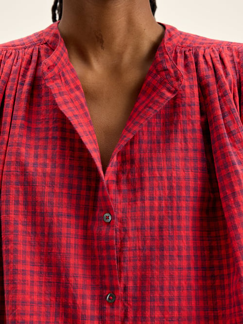 Image of 1-Camisa Ikat murciélago