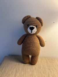 Image 1 of Small Amigurumi Chocolate Bear