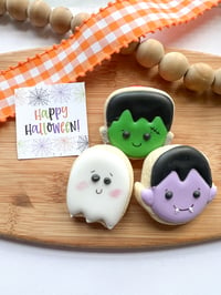 "Happy Halloween" Mini Cookies