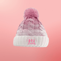 Ombre Winter Hat - Pink